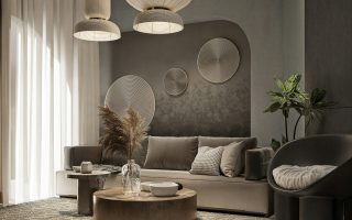 propozycja ukształtowania wnętrza salonu