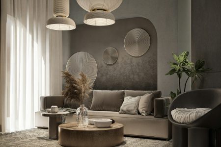 propozycja ukształtowania wnętrza salonu